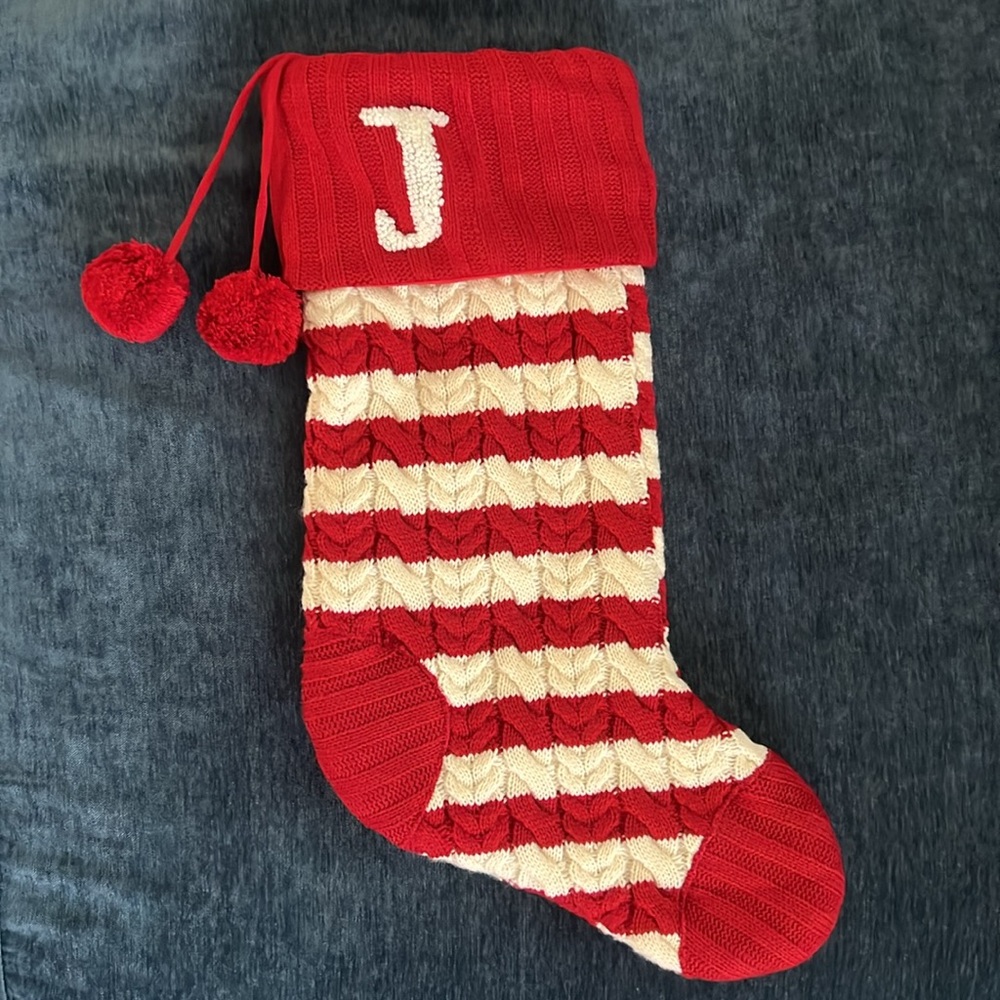 Letter J stocking